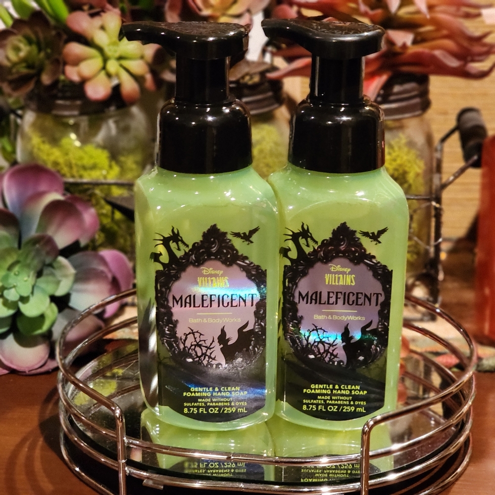 Disney Villains Maleficent Foaming Hand Soap Duo Bath & Body Works Collab